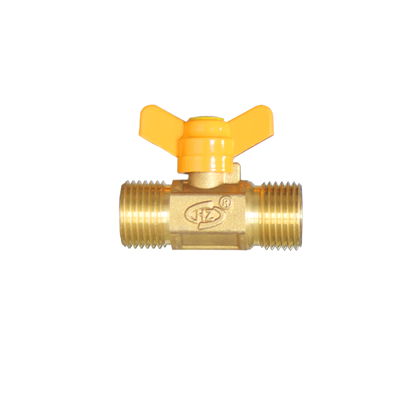 蝶柄双外螺纹燃气阀
